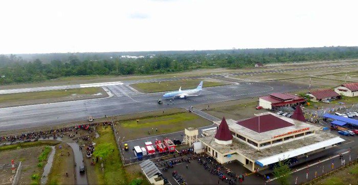 Proyek Pelebaran Apron (85 M x 50 M) Bandar Udara Nop Goliat Dekai - Yahukimo 26 Juli 2025 !